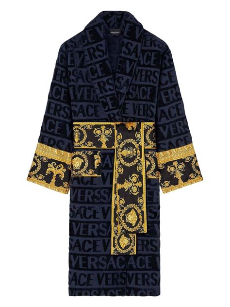 buy versace barooque terry cloth bathrobe